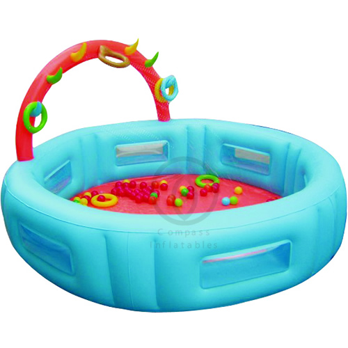 game pool with sprinkler
